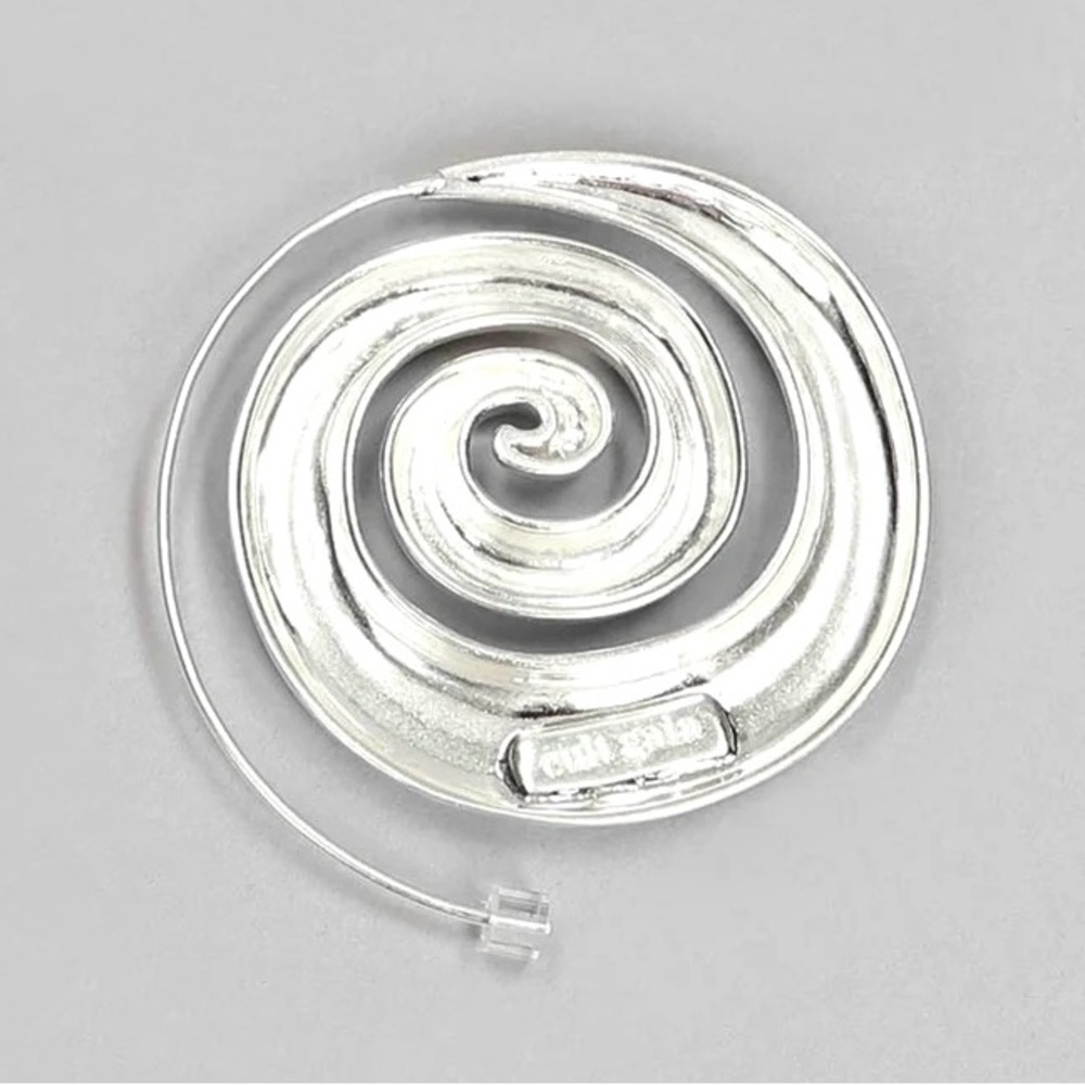 🌺🎉HP🎉🌺 NWT Cult Gaia Cassia Spiral Threader Earrings Antique Silver - Picture 15 of 16